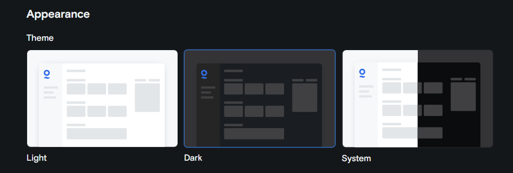 Dark Theme