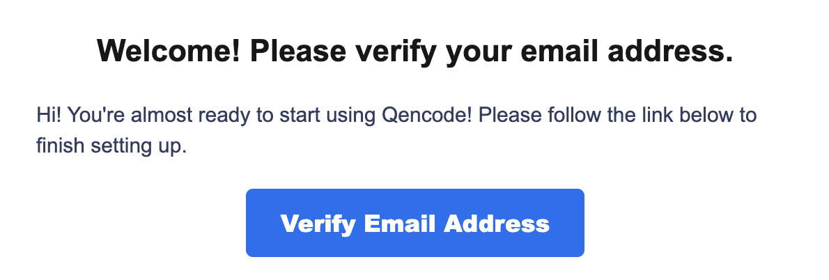 Verify Email